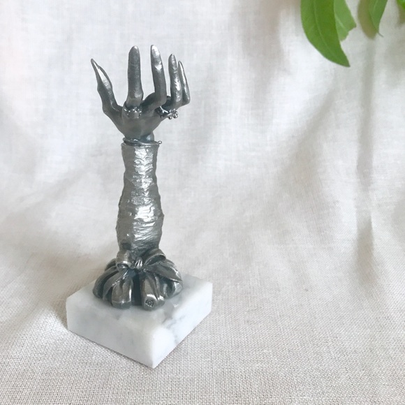 Vintage Other - Jewelry Ring Holder - Theatrical Arm